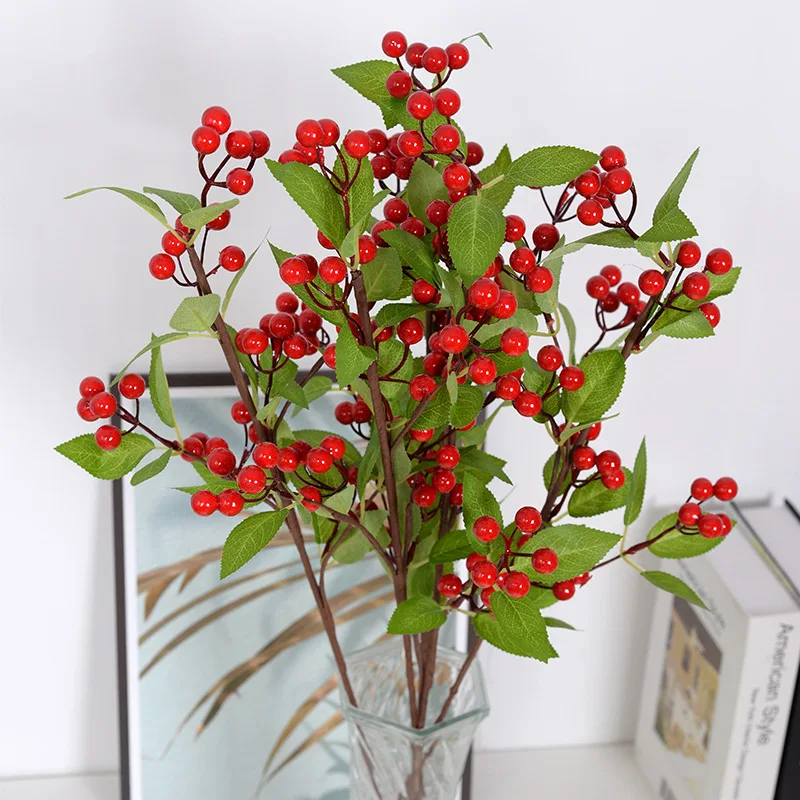 78cm Artificial Plant Berry Small Cherry Branch Artificial Fruit Flower Arrangement Wedding Home Table Decoration Fake Plant DIY
78cm Artificial Plant Berry Small Cherry Branch Artificial Fruit Flower Arrangement Wedding Home Table Decoration Fake Plant DIY
