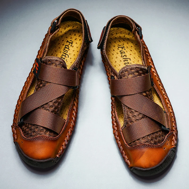 Summer Shoes For Men Summer Sandals&slippers Shoes Men Breathable Mesh Slippers Casual Leather 2020 Male Fashion Sandals Beach
Summer Shoes For Men Summer Sandals&slippers Shoes Men Breathable Mesh Slippers Casual Leather 2020 Male Fashion Sandals Beach