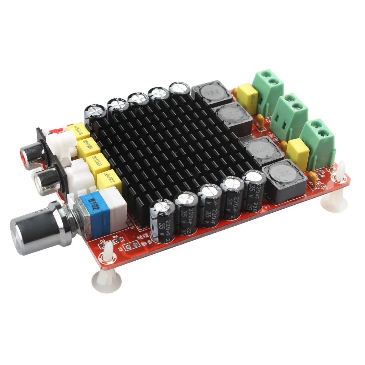 Tda7498 High Power Digital Power Amplifier Board 2 * 100W Automobile Power Amplifier DC 14-34v
Tda7498 High Power Digital Power Amplifier Board 2 * 100W Automobile Power Amplifier DC 14-34v