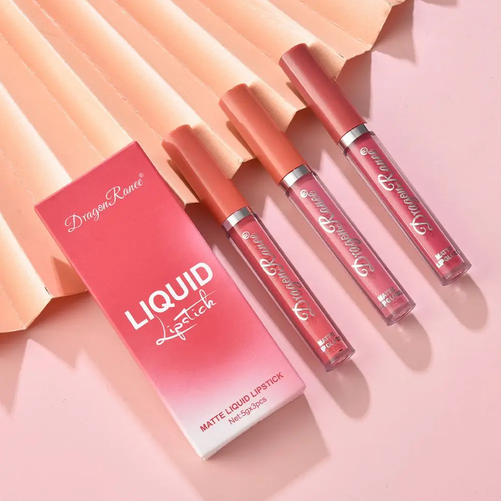 3PCS Velvet Lip Glaze Matte Lipstick Set Long-Lasting Waterproof Tint Lip Gloss Kit Women Girls Attractive Cosmetics Makeup Tool
3PCS Velvet Lip Glaze Matte Lipstick Set Long-Lasting Waterproof Tint Lip Gloss Kit Women Girls Attractive Cosmetics Makeup Tool