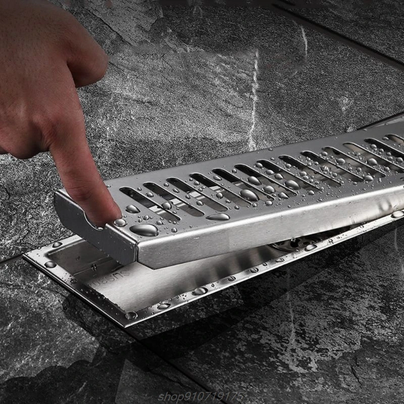 1Set 304 Stainless Steel Floor Drain Bathroom Shower Long Drainage Square Large Floor Drains Cover O28 20 Dropshipping
1Set 304 Stainless Steel Floor Drain Bathroom Shower Long Drainage Square Large Floor Drains Cover O28 20 Dropshipping