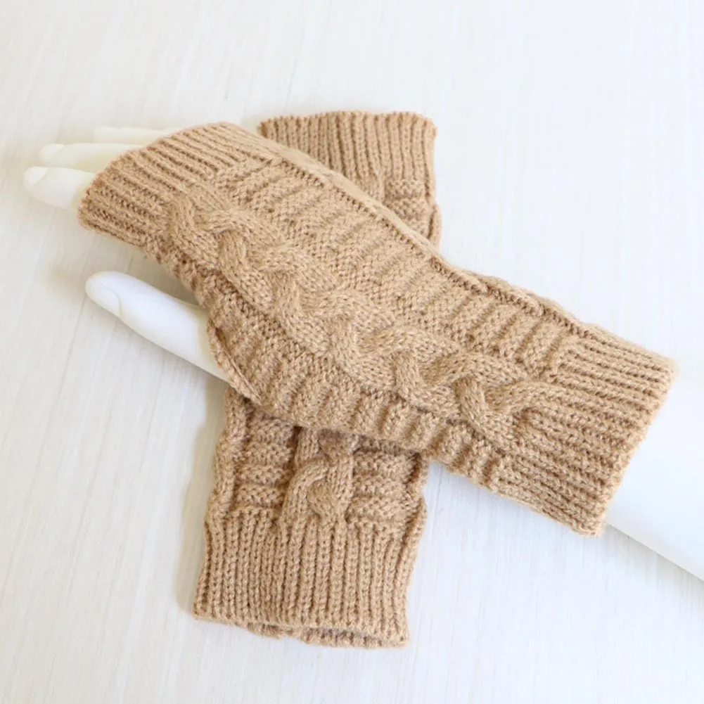 Women's Winter&Autum Long Hand Glove In Embroidered Knit, Warm And Fingerless Solid Color New Fashion Design Popular For Winter
Women's Winter&Autum Long Hand Glove In Embroidered Knit, Warm And Fingerless Solid Color New Fashion Design Popular For Winter