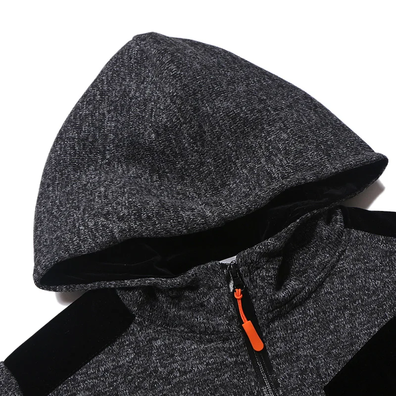 1410 Fall/Winter Men's Fashion Splice Cap Casual Long Sleeve Knitted Hoodie Thickened Coat
1410 Fall/Winter Men's Fashion Splice Cap Casual Long Sleeve Knitted Hoodie Thickened Coat
