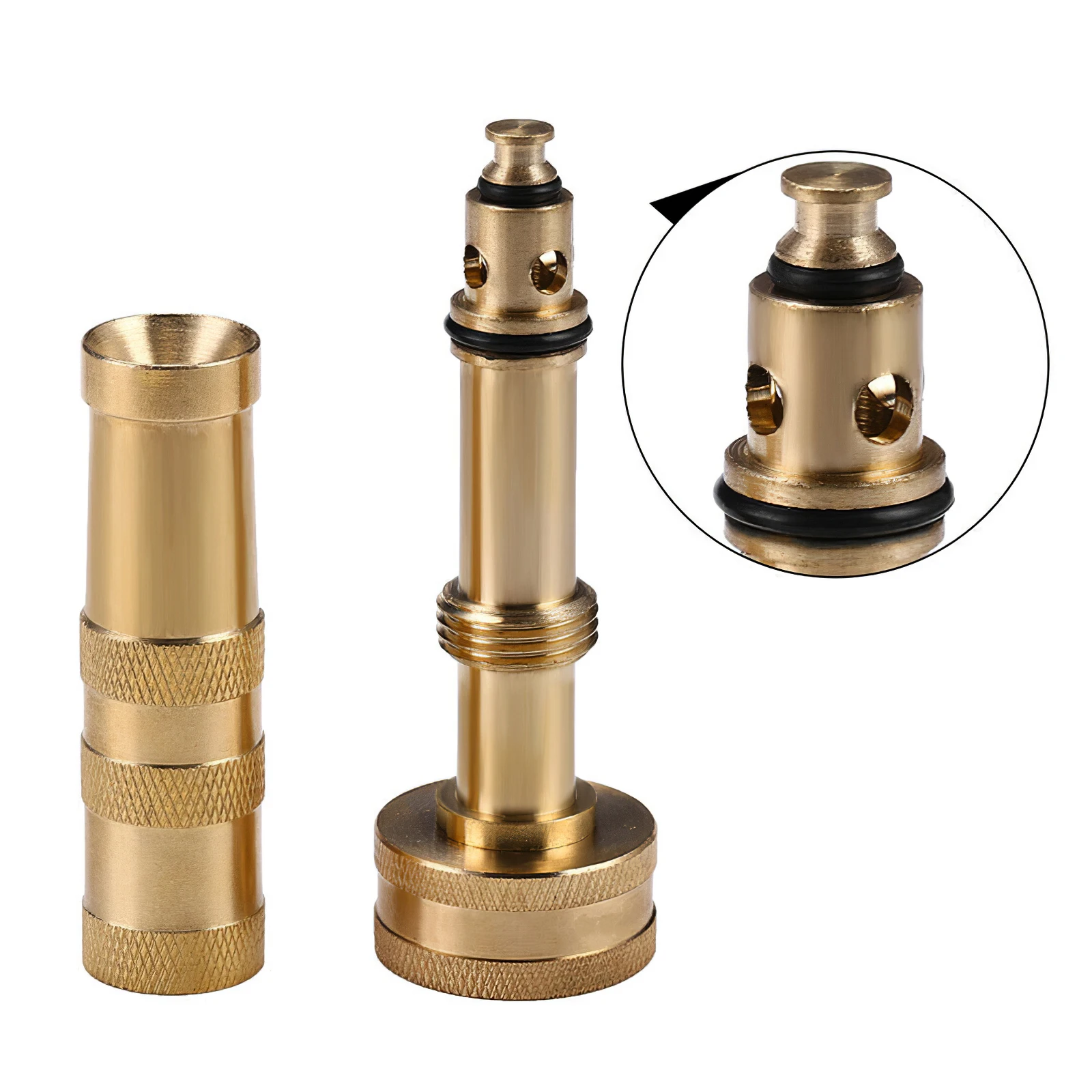 4inch Garden Hose Nozzle Adjustable Water Hose Nozzle Garden Heavy Duty Brass Twist Hose Spray Nozzle With Non-Slip Handle
4inch Garden Hose Nozzle Adjustable Water Hose Nozzle Garden Heavy Duty Brass Twist Hose Spray Nozzle With Non-Slip Handle