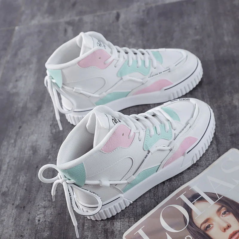 High-top Shoes Female Students Ins Tide 2021 Spring New Wild Casual Canvas Shoes Female Korean Sports Board Shoes Breathable
High-top Shoes Female Students Ins Tide 2021 Spring New Wild Casual Canvas Shoes Female Korean Sports Board Shoes Breathable