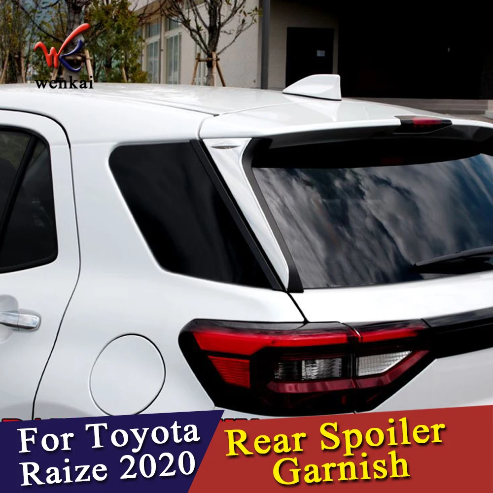 ABS Chrome Rear Spoiler Garnish Protectors Trim For Toyota Raize A200A/210A 2020
ABS Chrome Rear Spoiler Garnish Protectors Trim For Toyota Raize A200A/210A 2020