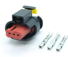 Black 3p waterproof connector female Sealed Sensor Fuel Diesel Injector Ignition cable Connector Electric plug 284425-1 284426-1
Black 3p waterproof connector female Sealed Sensor Fuel Diesel Injector Ignition cable Connector Electric plug 284425-1 284426-1