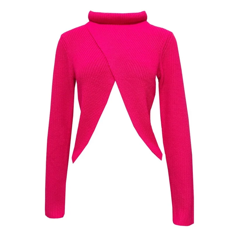 2021 Spring and Autumn Sexy Women's Knitted Split Herringbone Long-sleeved Half-high Neck Pullover Sweater Bottoming Top Women
2021 Spring and Autumn Sexy Women's Knitted Split Herringbone Long-sleeved Half-high Neck Pullover Sweater Bottoming Top Women