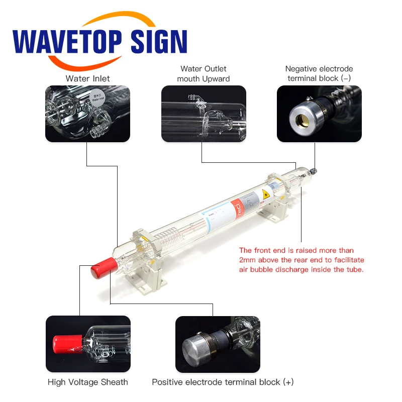 Reci Co2 Laser Tube Set W1 75W Diameter 80mm Length 1050mm for Co2 Laser Cutting & Engraving Machine
Reci Co2 Laser Tube Set W1 75W Diameter 80mm Length 1050mm for Co2 Laser Cutting & Engraving Machine