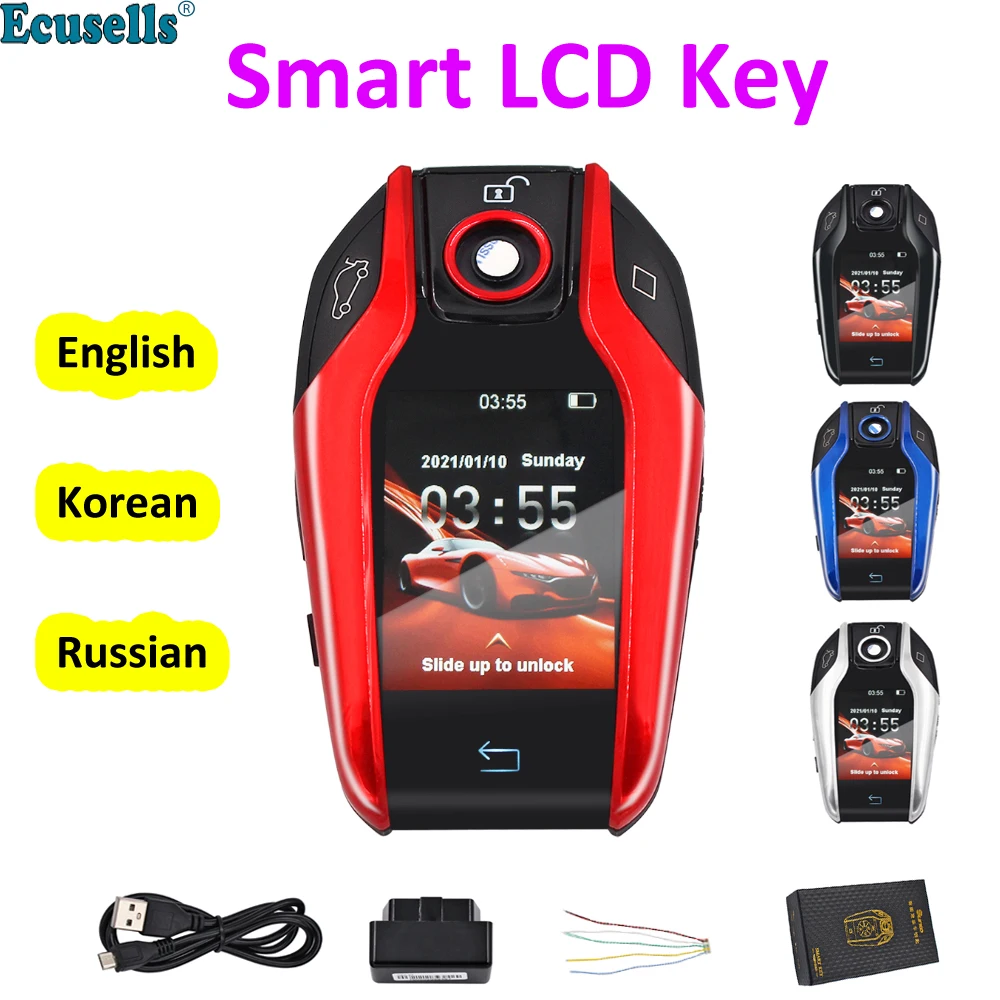 Smart Remote Car Key LCD Screen TK800 for BMW for Benz for Lexus for Toyota for Honda for Land Rover for Cadillac for Buick
Smart Remote Car Key LCD Screen TK800 for BMW for Benz for Lexus for Toyota for Honda for Land Rover for Cadillac for Buick