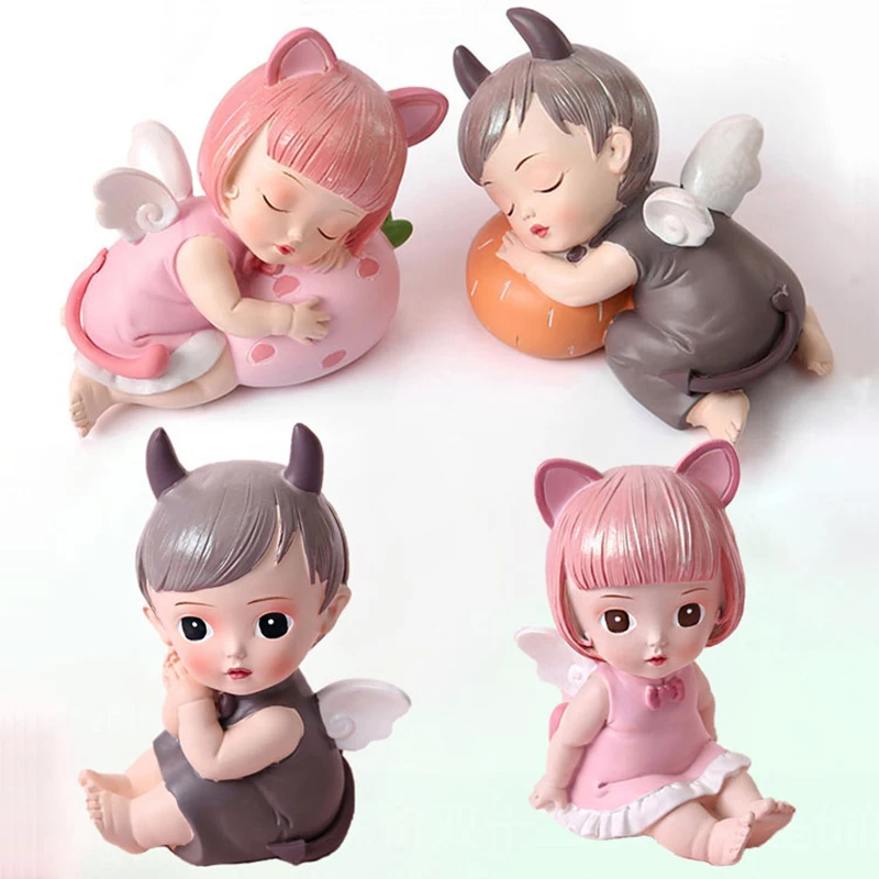 Internet Sensation Cake Decoration Fantasy Angel Devil Elsa And Keller Doll Cake Decoration Doll Baking Dress Up
Internet Sensation Cake Decoration Fantasy Angel Devil Elsa And Keller Doll Cake Decoration Doll Baking Dress Up