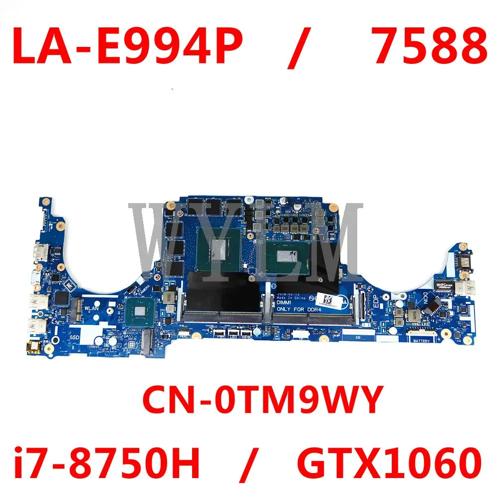 Good For Dell Inspiron 7588 Motherboard i7-8750H GTX1060 CN-0TM9WY 0TM9WY TM9WY DDK51 DDK52 DDK53 LA-E994P MAINBOARD tested well
Good For Dell Inspiron 7588 Motherboard i7-8750H GTX1060 CN-0TM9WY 0TM9WY TM9WY DDK51 DDK52 DDK53 LA-E994P MAINBOARD tested well