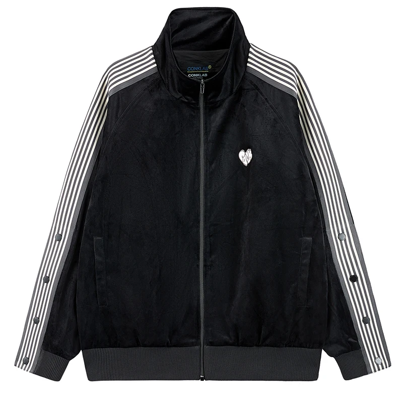 Velvet Sport Jacket Man Green Breasted Striped American Retro Fashion Highstreet Collar Velvet Love Heart Embroidered Streetwear
Velvet Sport Jacket Man Green Breasted Striped American Retro Fashion Highstreet Collar Velvet Love Heart Embroidered Streetwear
