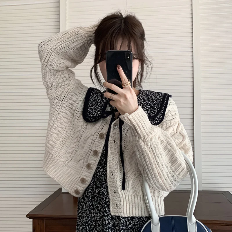 Вязаный кардиган, женская одежда, весна-осень 2021, свободный нежный корейский свитер, пальто
Вязаный кардиган, женская одежда, весна-осень 2021, свободный нежный корейский свитер, пальто