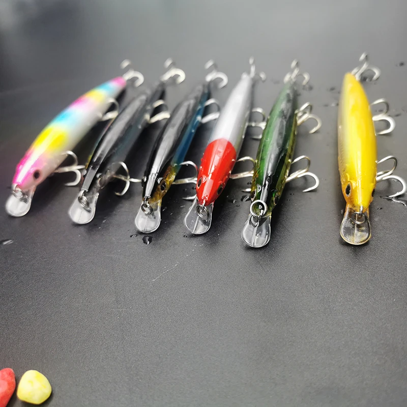 6Pcs Fishing Lure Set Topwater Big Artificial Hard Minnow Baits Wobblers With 3 Treble Hooks Trout Bass Pike Carp Fishing Tackle 
6Pcs Fishing Lure Set Topwater Big Artificial Hard Minnow Baits Wobblers With 3 Treble Hooks Trout Bass Pike Carp Fishing Tackle