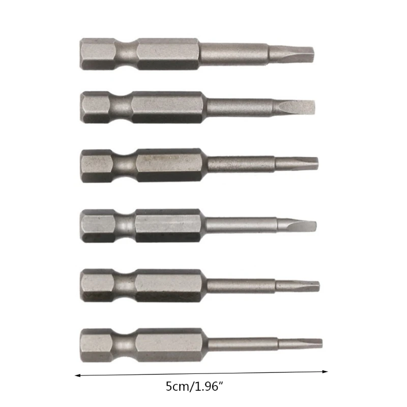 50mm 1/4" Hex Shank Magnetic Triangle Screwdriver Bits Set 1.8/2.0/2.3/2.5/2.7/3.0mm Anti Slip Triangle Screw Head
50mm 1/4" Hex Shank Magnetic Triangle Screwdriver Bits Set 1.8/2.0/2.3/2.5/2.7/3.0mm Anti Slip Triangle Screw Head