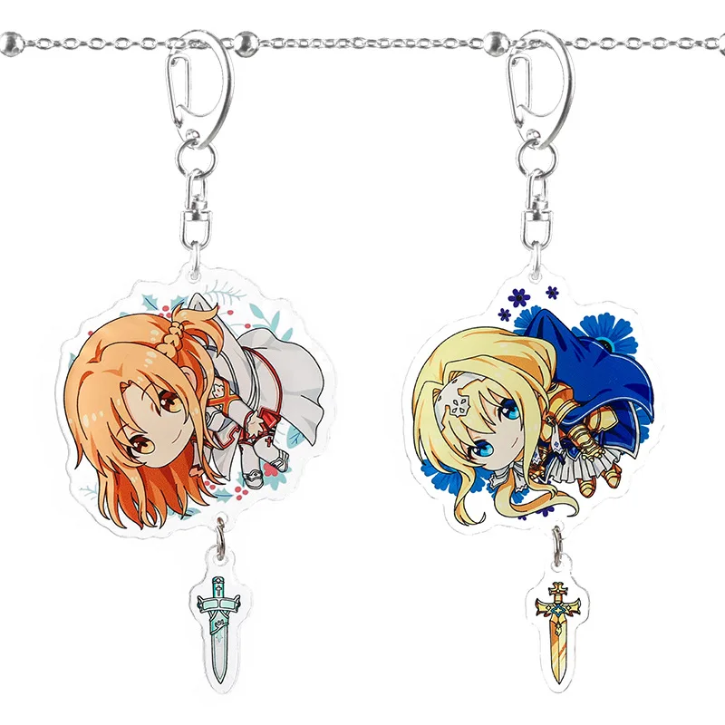 Sword Art Online Acrylic Keychains Student Backpack Beautiful Pendant Car Seat Keyring Birthday Gift Friend Keychain
Sword Art Online Acrylic Keychains Student Backpack Beautiful Pendant Car Seat Keyring Birthday Gift Friend Keychain