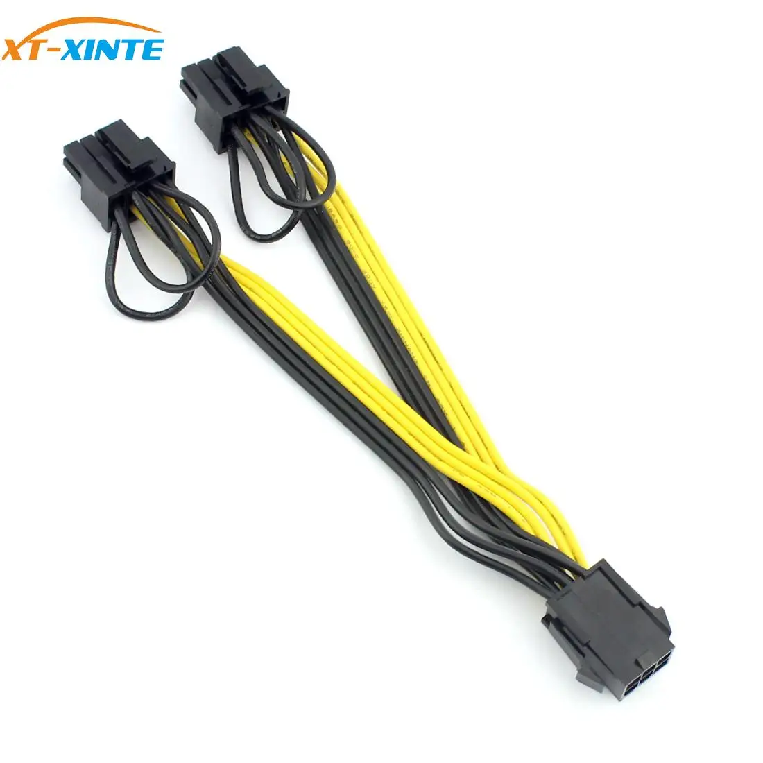 PCI-E 6pin Female to Dual 8pin(6+2) Y-Splitter Cable Graphics Video Card Power Supply Adapter Cables UL 18AWG Line 15cm
PCI-E 6pin Female to Dual 8pin(6+2) Y-Splitter Cable Graphics Video Card Power Supply Adapter Cables UL 18AWG Line 15cm