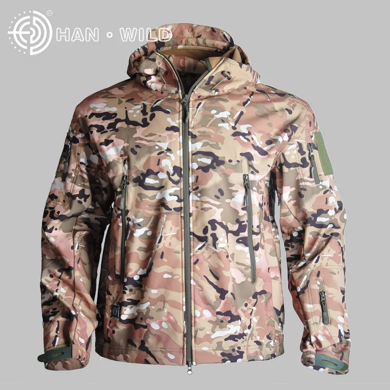 Outdoor Jackets Hiking Men Fleece Camouflage Hunting Clothes Tactical Military Uniform Windproof Thicken Warm Male Windbreaker
Outdoor Jackets Hiking Men Fleece Camouflage Hunting Clothes Tactical Military Uniform Windproof Thicken Warm Male Windbreaker