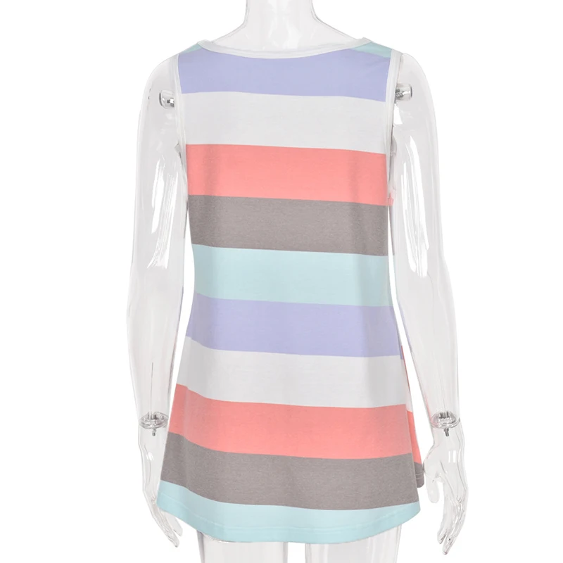 Женский Свободный жилет, женская уличная одежда, топы, Женские повседневные топы, свободная майка, контрастные цвета, Полосатая майка без ру...
Женский Свободный жилет, женская уличная одежда, топы, Женские повседневные топы, свободная майка, контрастные цвета, Полосатая майка без ру...