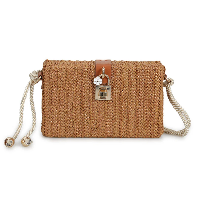 Handmade Women's Straw Bags Female Summer Beach Handbag Lady Bohemia Rattan Crossbody Bag Shoulder Bags Woven Mini Clutch Box
Handmade Women's Straw Bags Female Summer Beach Handbag Lady Bohemia Rattan Crossbody Bag Shoulder Bags Woven Mini Clutch Box