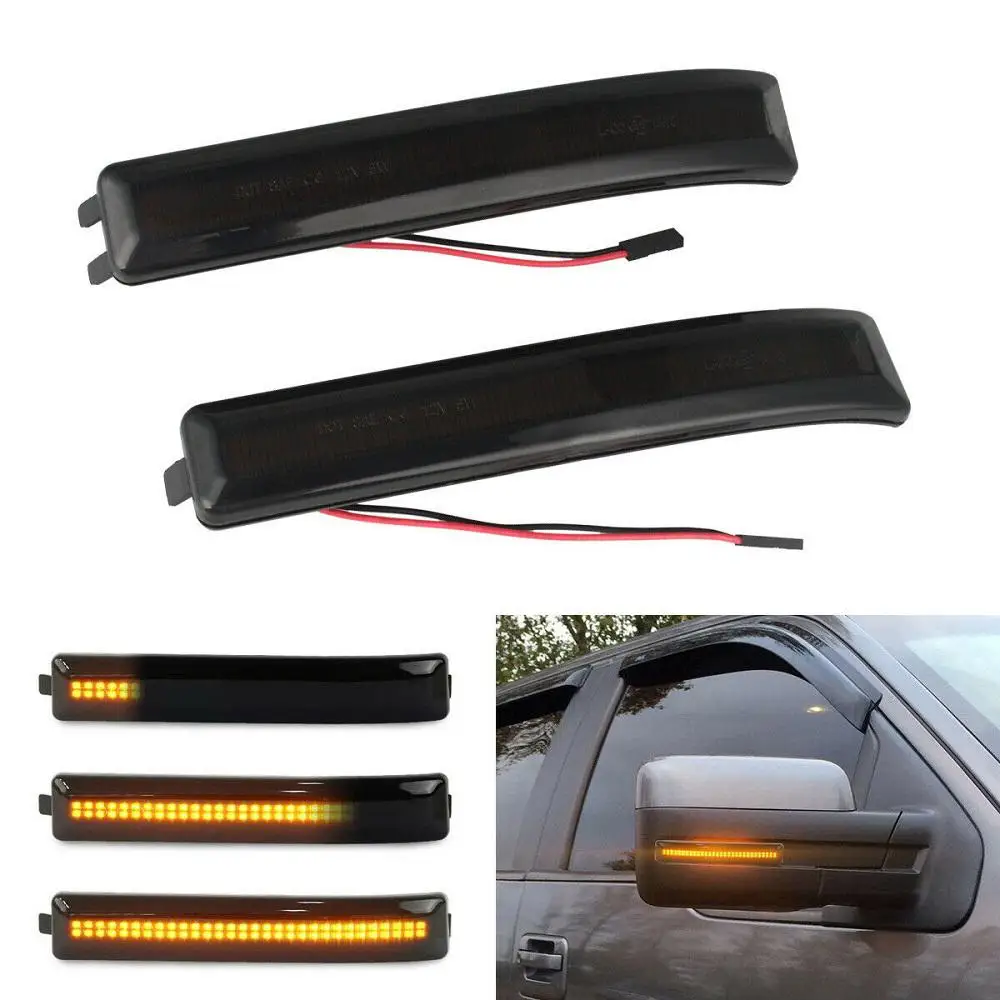 Car Full Led Side Mirror Lights Turn Signal Lamp Dynamic Flowing Light For 2009-2014 Ford F-150 Automobile Turn Signal Lamp
Car Full Led Side Mirror Lights Turn Signal Lamp Dynamic Flowing Light For 2009-2014 Ford F-150 Automobile Turn Signal Lamp