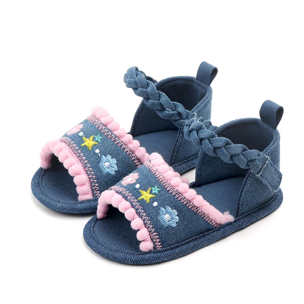 Новинка 2020 детские сандалии обувь на мягкой подошве Нескользящие для маленьких