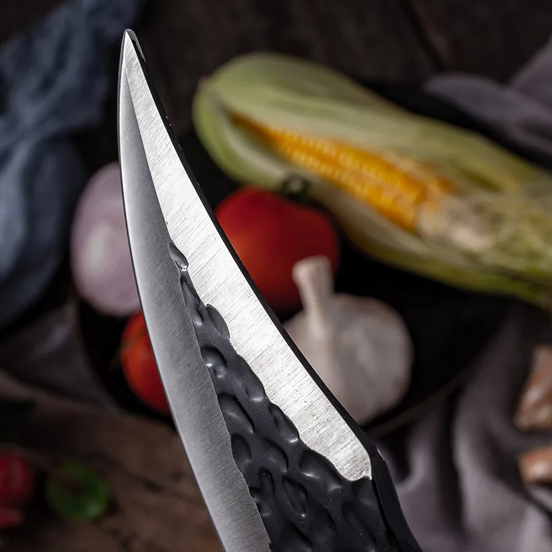 Handmade Stainless Steel Kitchen Boning Knife Fishing Knife Meat Cleaver Outdoor Cooking Cutter Butcher Knife With Knife Cover
Handmade Stainless Steel Kitchen Boning Knife Fishing Knife Meat Cleaver Outdoor Cooking Cutter Butcher Knife With Knife Cover