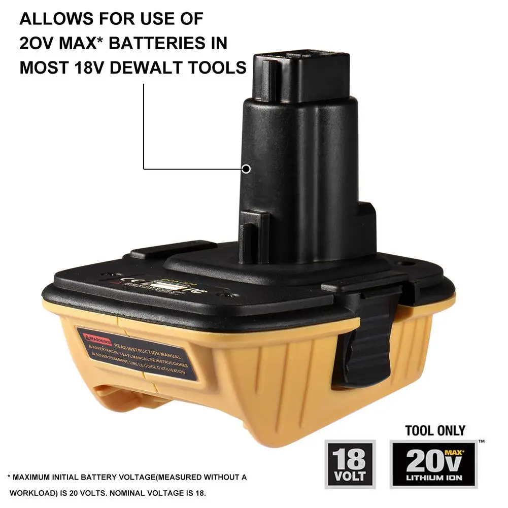 Battery Converter 18-20V Compatible 18Volt For DCB205 DCB206 Nickel Battery Cordless Power Tool 
Battery Converter 18-20V Compatible 18Volt For DCB205 DCB206 Nickel Battery Cordless Power Tool