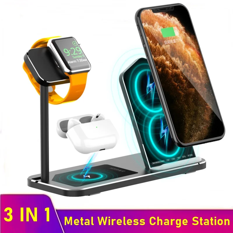 Tongdaytech 18 Вт металлическое Беспроводное зарядное устройство Qi для Airpods Apple Watch 6 5 4 3 2 быстрая зарядная станция для Iphone XS 11 12 13 Pro MAX
Tongdaytech 18 Вт металлическое Беспроводное зарядное устройство Qi для Airpods Apple Watch 6 5 4 3 2 быстрая зарядная станция для Iphone XS 11 12 13 Pro MAX