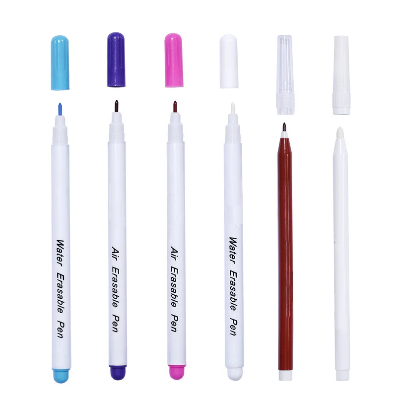 12PCS Fabrics Marker Pen Auto Vanishing Pencil Water Erasable DIY Needlework Tool Sewing Accessories Erase Pens
12PCS Fabrics Marker Pen Auto Vanishing Pencil Water Erasable DIY Needlework Tool Sewing Accessories Erase Pens