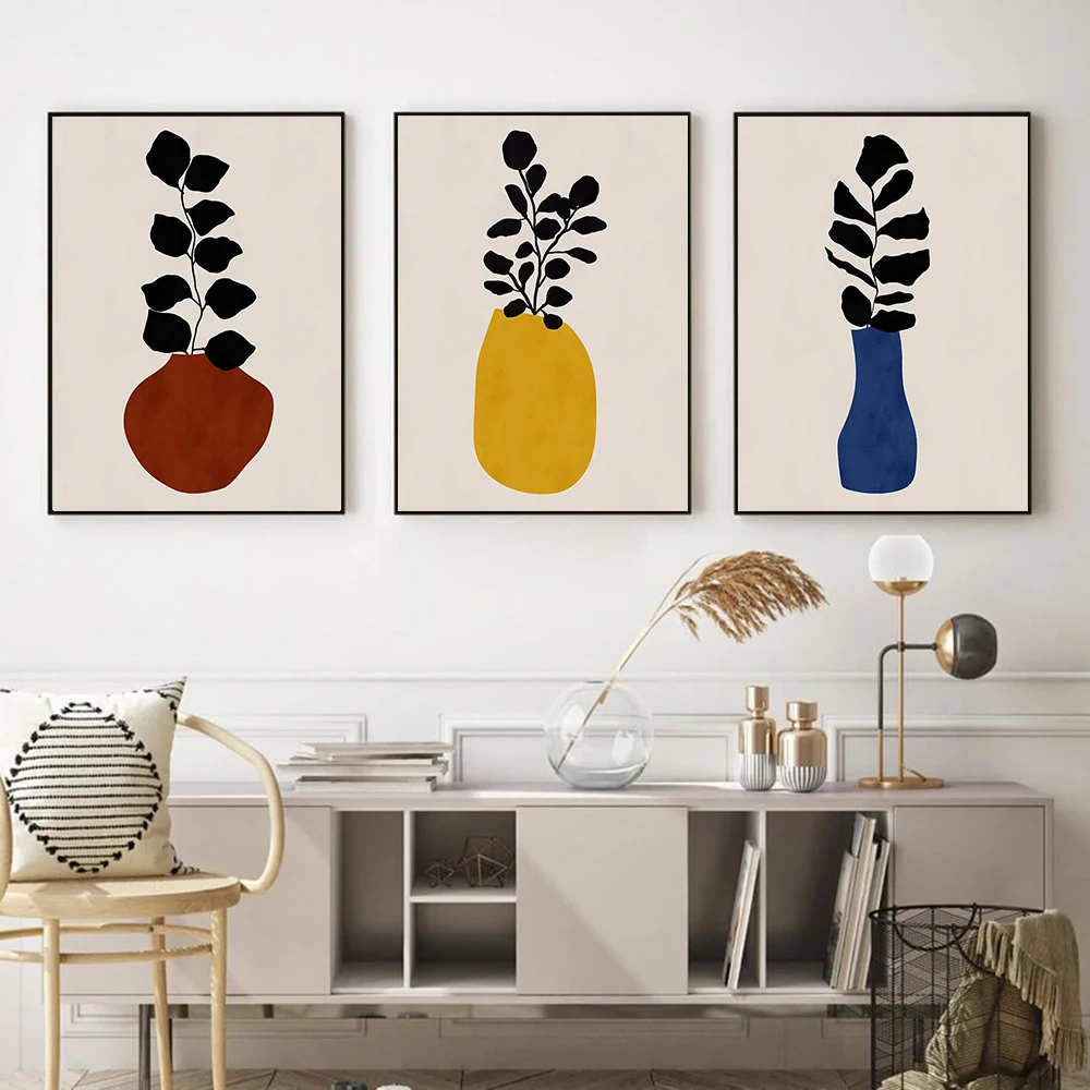 Abstract Plant Vases Burn Orange Wall Art Mid Century Matisse Print Canvas Painting Nordic Poster Decor Pictures For Living Room
Abstract Plant Vases Burn Orange Wall Art Mid Century Matisse Print Canvas Painting Nordic Poster Decor Pictures For Living Room