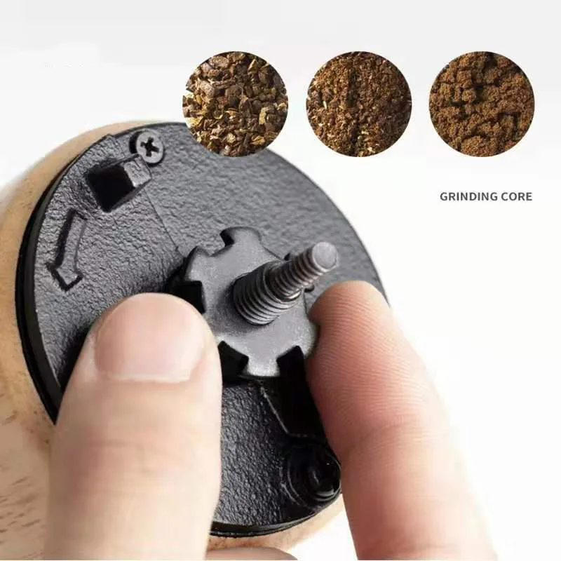 Retro Style Manual Coffee Grinder Wooden Coffee Bean Mill Grinding Cast Iron Burr Hand Coffee Vintage Maker Kitchen Tools 
Retro Style Manual Coffee Grinder Wooden Coffee Bean Mill Grinding Cast Iron Burr Hand Coffee Vintage Maker Kitchen Tools