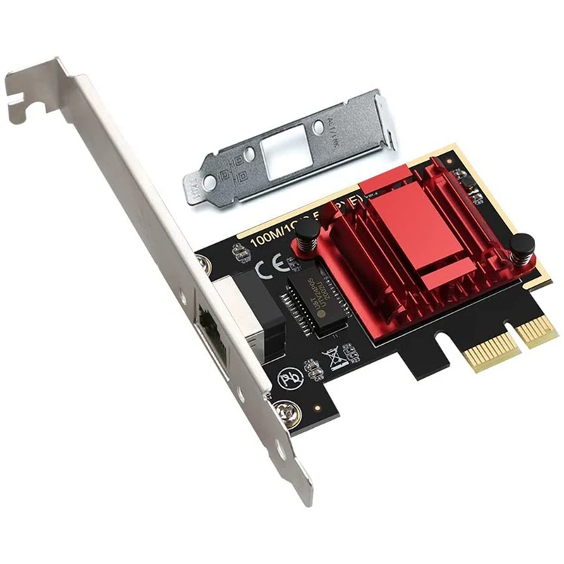 2.5GBase-T PCIe Network Adapter RTL8125B 2500/1000/100Mbps PCI Express Gigabit Ethernet Card RJ45 LAN Controller
2.5GBase-T PCIe Network Adapter RTL8125B 2500/1000/100Mbps PCI Express Gigabit Ethernet Card RJ45 LAN Controller