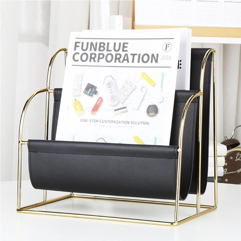 53CC Multi-Grid Desktop Leather Magazine Holder Free Standing Floor Desk and Table Top Storage and Display Stand Desk Mail
53CC Multi-Grid Desktop Leather Magazine Holder Free Standing Floor Desk and Table Top Storage and Display Stand Desk Mail