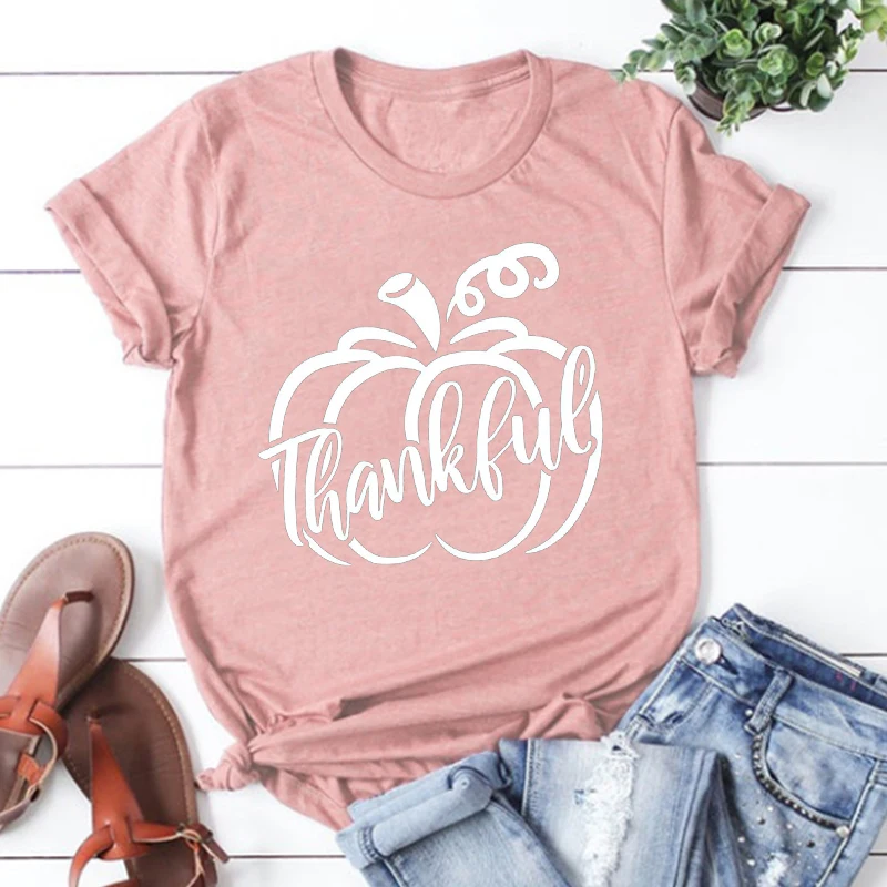 Thankful Pumpkin Shirt Thanksgiving Cute Fall Tshirt 2021 Thanksgiving Day T-Shirt Thanksgiving Gifts Vintage Clothes Woman
Thankful Pumpkin Shirt Thanksgiving Cute Fall Tshirt 2021 Thanksgiving Day T-Shirt Thanksgiving Gifts Vintage Clothes Woman