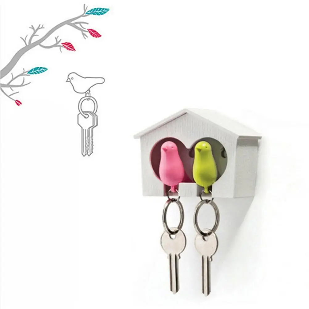 HOT SALES!!!New Arrival 2Pcs Bird Keychain + 1Pc Sparrow Birdhouse Home Wall Mount Key Ring Holder Decor
HOT SALES!!!New Arrival 2Pcs Bird Keychain + 1Pc Sparrow Birdhouse Home Wall Mount Key Ring Holder Decor