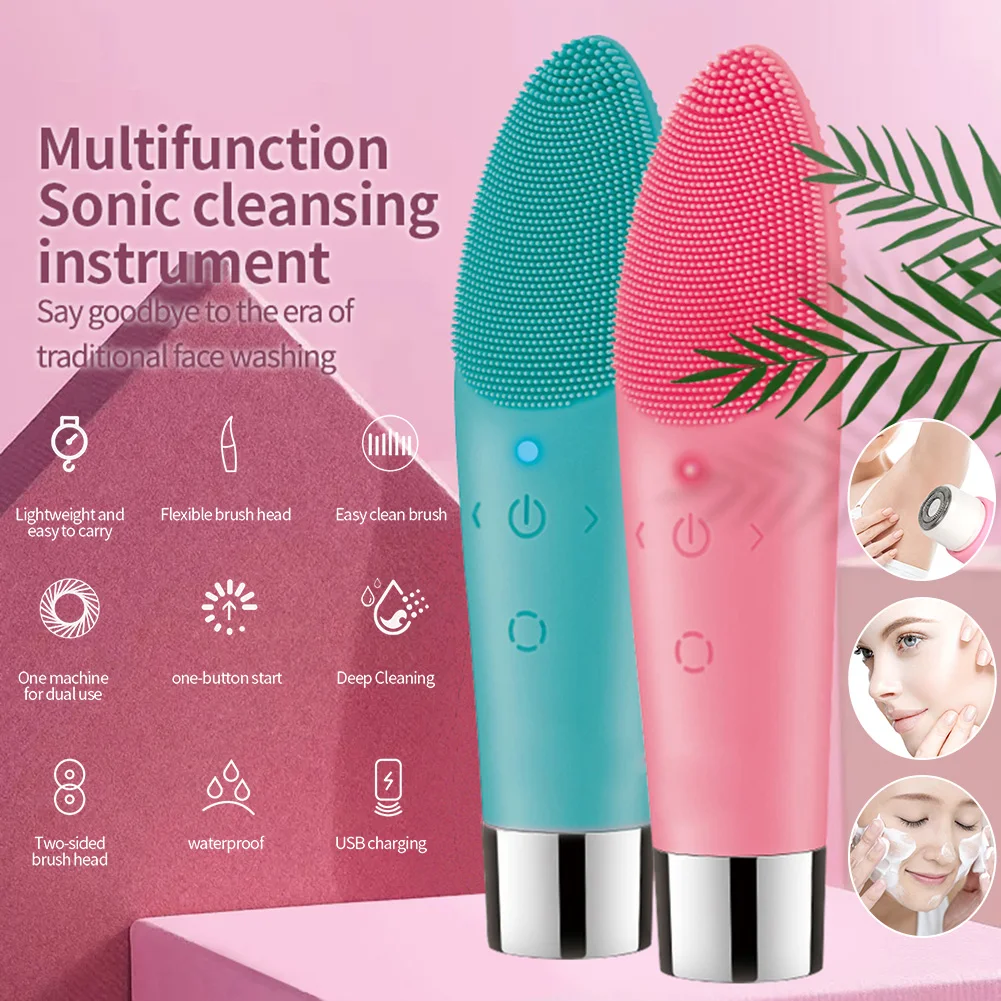 3-in-1 Electric Face Cleansing Brush with Hair Shaver Pore Deep Cleansing Brush Rechargeable Face Massage Brush
3-in-1 Electric Face Cleansing Brush with Hair Shaver Pore Deep Cleansing Brush Rechargeable Face Massage Brush