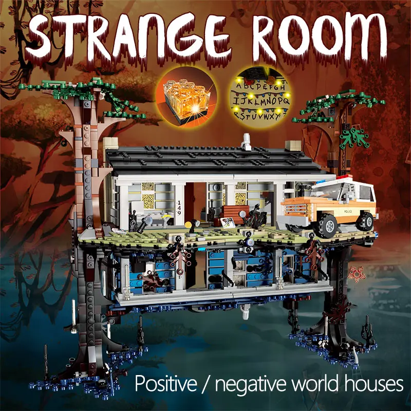 2499pcs City Turning The World Room Upside Down Building Blocks Tree House Weird Stranger Thing Friends Toys For Children
2499pcs City Turning The World Room Upside Down Building Blocks Tree House Weird Stranger Thing Friends Toys For Children