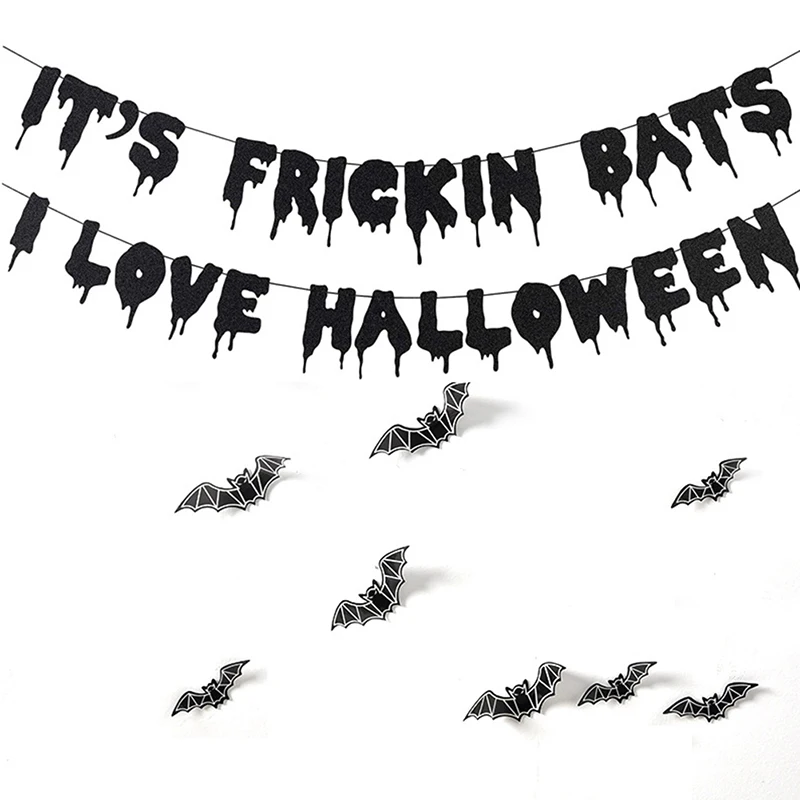New 14/19pcs Halloween Decoration 3D Black Bat Halloween Party DIY Decor Bar Room Halloween Party Scary Decos Props Wall Sticker
New 14/19pcs Halloween Decoration 3D Black Bat Halloween Party DIY Decor Bar Room Halloween Party Scary Decos Props Wall Sticker