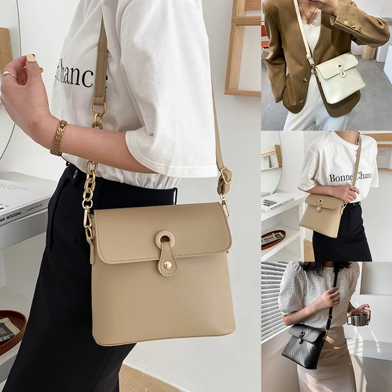 Luxury Elegant Solid Color Crossbody Bags For Women Retro High Quality PU Leather Shoulder Bags Famale Fashion Chain Bag
Luxury Elegant Solid Color Crossbody Bags For Women Retro High Quality PU Leather Shoulder Bags Famale Fashion Chain Bag