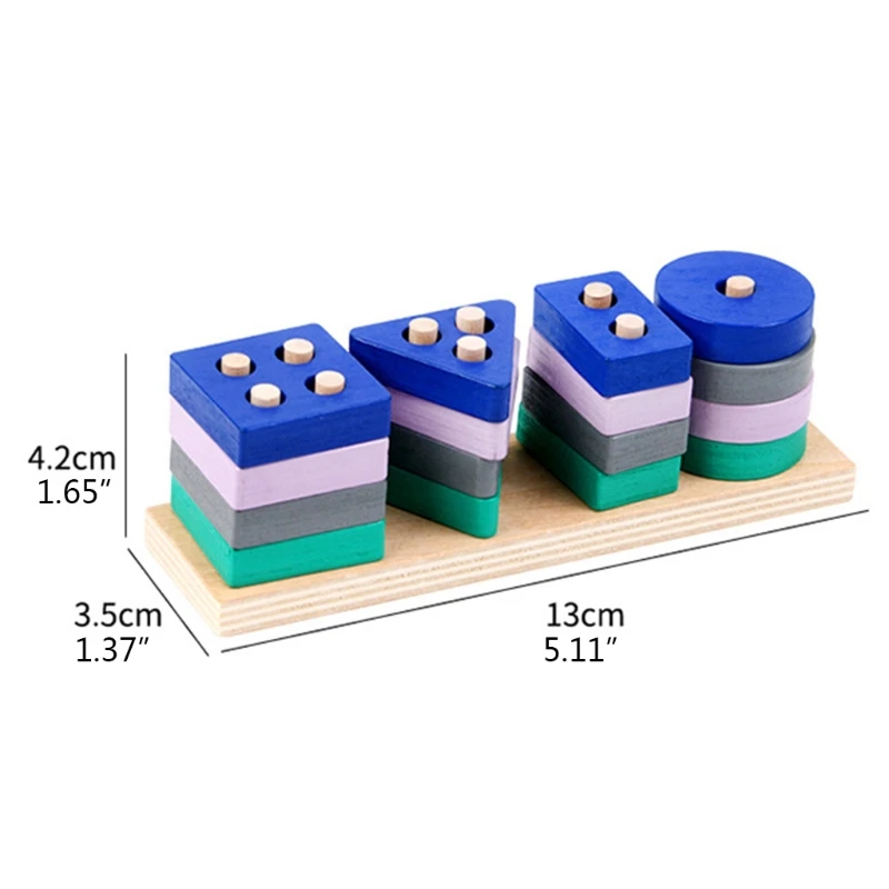 Mini Wooden Montessori Toy Building Blocks Early Learning Educational Toys Color Shape Match Cognition Kids Toy for Boys Girls
Mini Wooden Montessori Toy Building Blocks Early Learning Educational Toys Color Shape Match Cognition Kids Toy for Boys Girls
