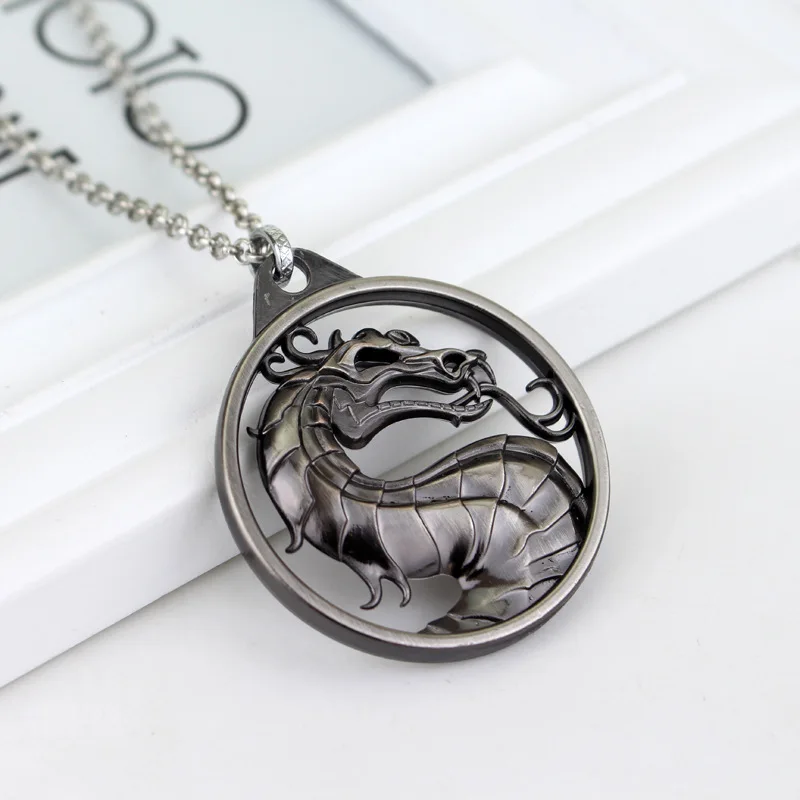 Fashion Keychains Accessories Vintage Charm Game Mortal Kombat Dragon Totem Alloy Key Chains Gift for Men Car Key Chains
Fashion Keychains Accessories Vintage Charm Game Mortal Kombat Dragon Totem Alloy Key Chains Gift for Men Car Key Chains