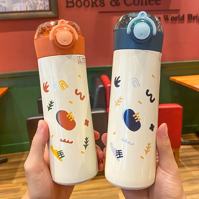 New Student Thermos Water Bottle Child Cartoon Thermos Cup Portable Stainless Steel Water Bottle Outdoor Sports Thermos Cup
New Student Thermos Water Bottle Child Cartoon Thermos Cup Portable Stainless Steel Water Bottle Outdoor Sports Thermos Cup