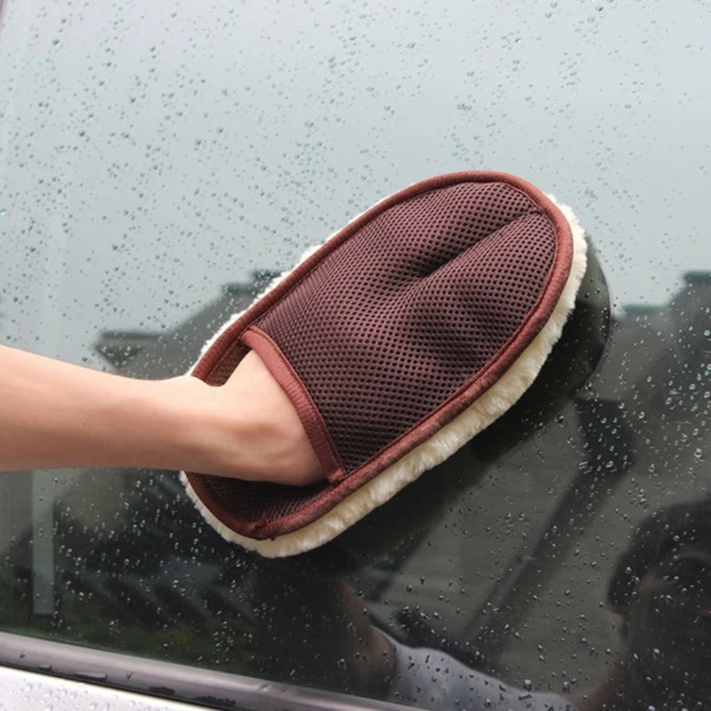JETTING Car Window Cleaning Cloth Wool Glove Wash Cleaning Supplies For Car Accessories Microfiber Car Wash Beige Color
JETTING Car Window Cleaning Cloth Wool Glove Wash Cleaning Supplies For Car Accessories Microfiber Car Wash Beige Color
