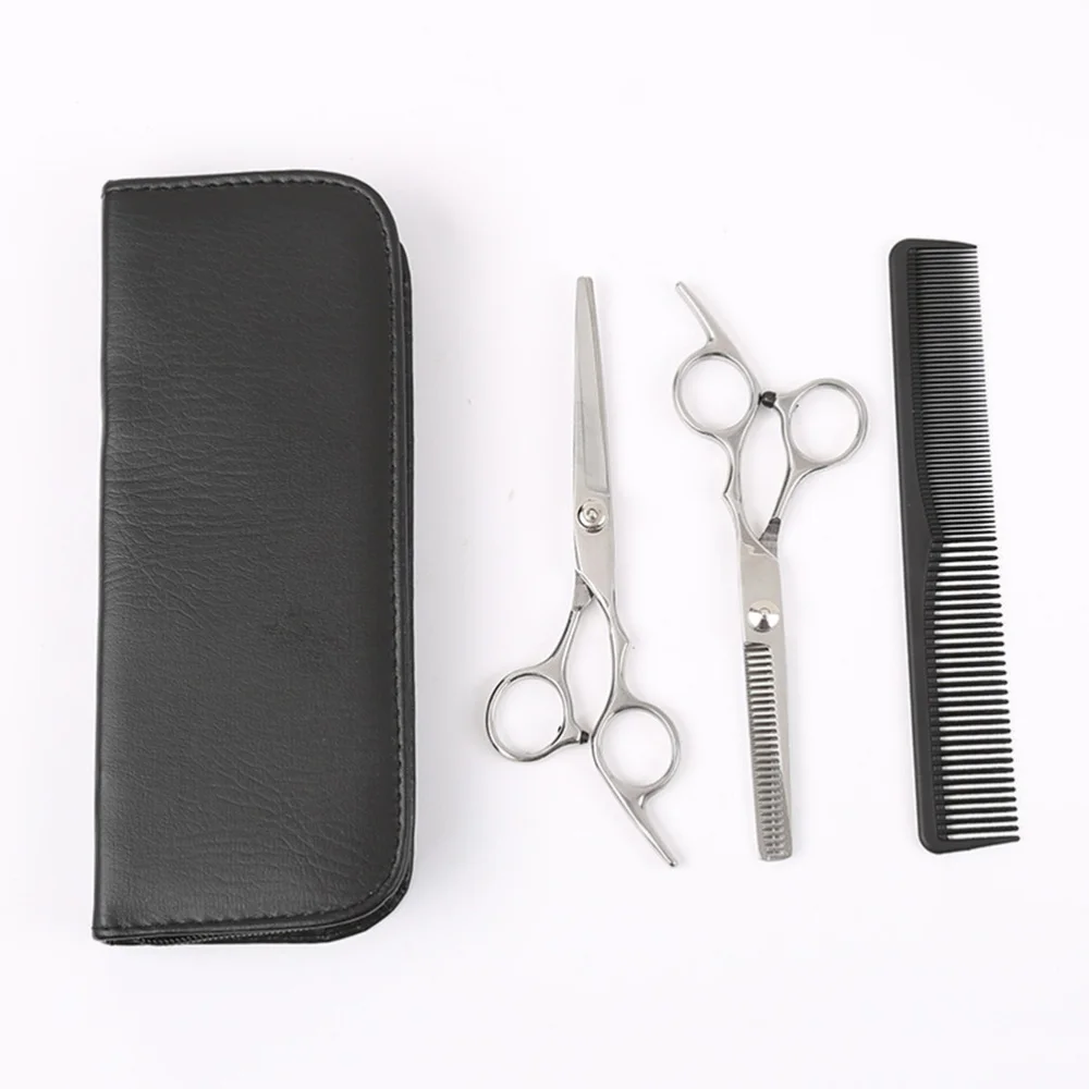 1 Set of 6PCS Professional Tooth Cutting Scissors Set Ergonomics Handle Hairdressing Scissor Comb Kit Portable Hair Styling Tool
1 Set of 6PCS Professional Tooth Cutting Scissors Set Ergonomics Handle Hairdressing Scissor Comb Kit Portable Hair Styling Tool