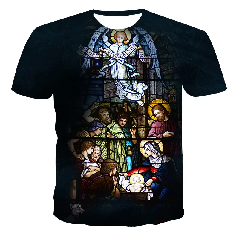 Summer T-Shirt Men's Women's 2020 Fashion Stitching 3D T-Shirt Printing Short-Sleeved Retro Painting Printed T-Shirt Men
Summer T-Shirt Men's Women's 2020 Fashion Stitching 3D T-Shirt Printing Short-Sleeved Retro Painting Printed T-Shirt Men