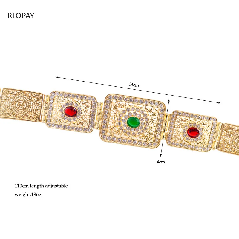 Luxury Arabic Gold Belt Fashion Bridal Belts with Crystals Metal Chain Belts for Ladies Morocco Sparkly Belt 
Luxury Arabic Gold Belt Fashion Bridal Belts with Crystals Metal Chain Belts for Ladies Morocco Sparkly Belt