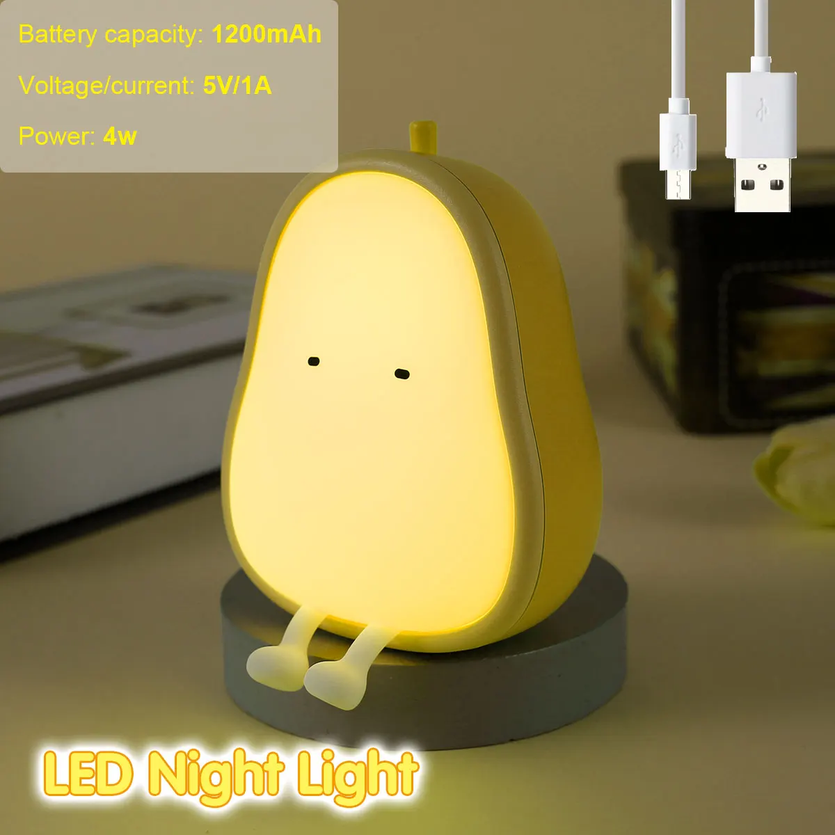 Симпатичный ночник «груша» для детей, детский ночсветильник с USB-зарядкой и регулируемой яркостью, силиконовый прикроватный светильник для детской комнаты, настольная лампа
Симпатичный ночник «груша» для детей, детский ночсветильник с USB-зарядкой и регулируемой яркостью, силиконовый прикроватный светильник для детской комнаты, настольная лампа