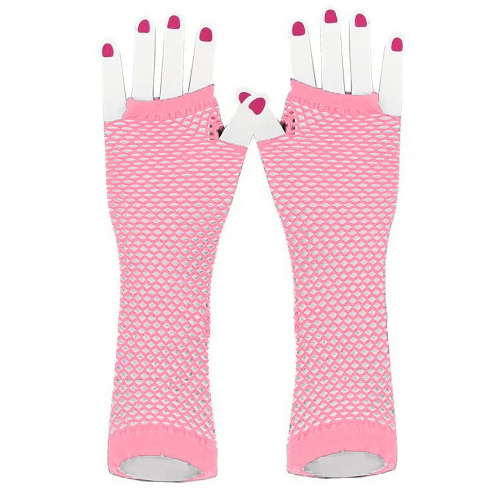 Sexy Women Gloves Hollow Out Holes Fashion Punk Goth Ladies Disco Dance Costume Fingerless Mesh Long Fingerless Gloves Mitten
Sexy Women Gloves Hollow Out Holes Fashion Punk Goth Ladies Disco Dance Costume Fingerless Mesh Long Fingerless Gloves Mitten
